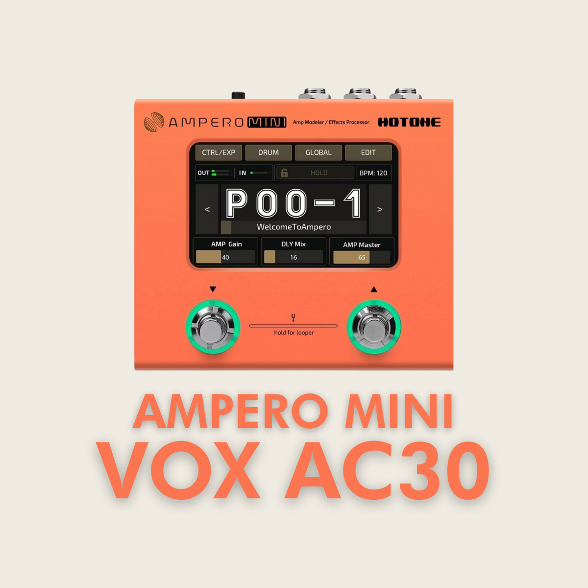 PACK AMPERO MINI / VOX AC30